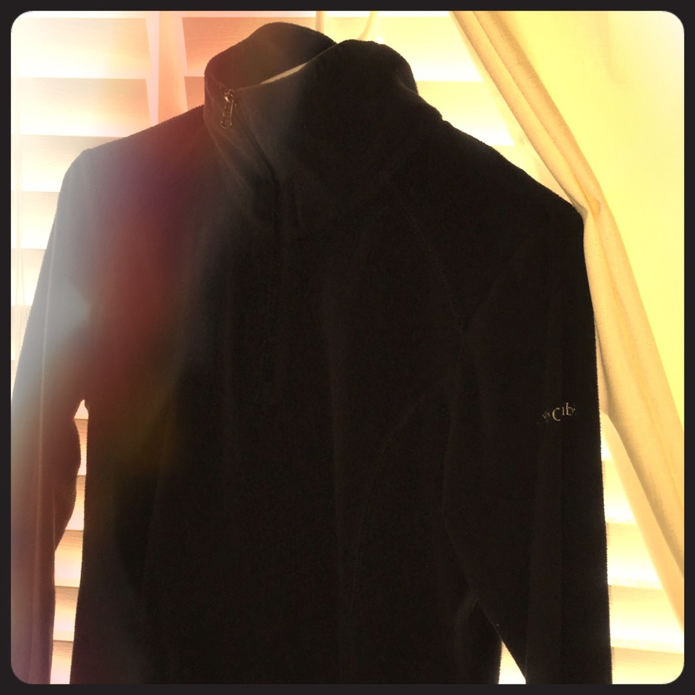 Turtleneck Columbia Zip-Up Sweater
